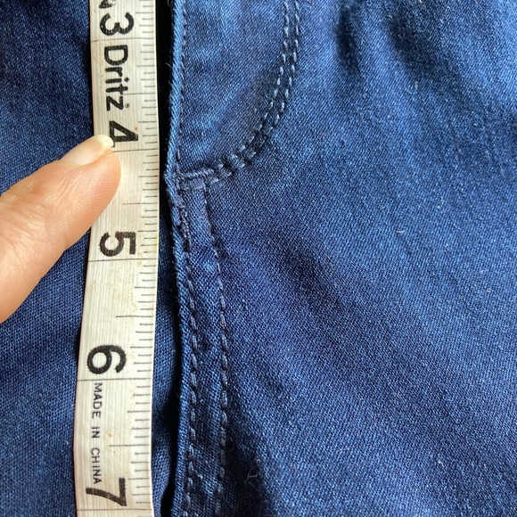 Cachet lower  rise stretch denim  true indigo blue - Picture 6 of 10